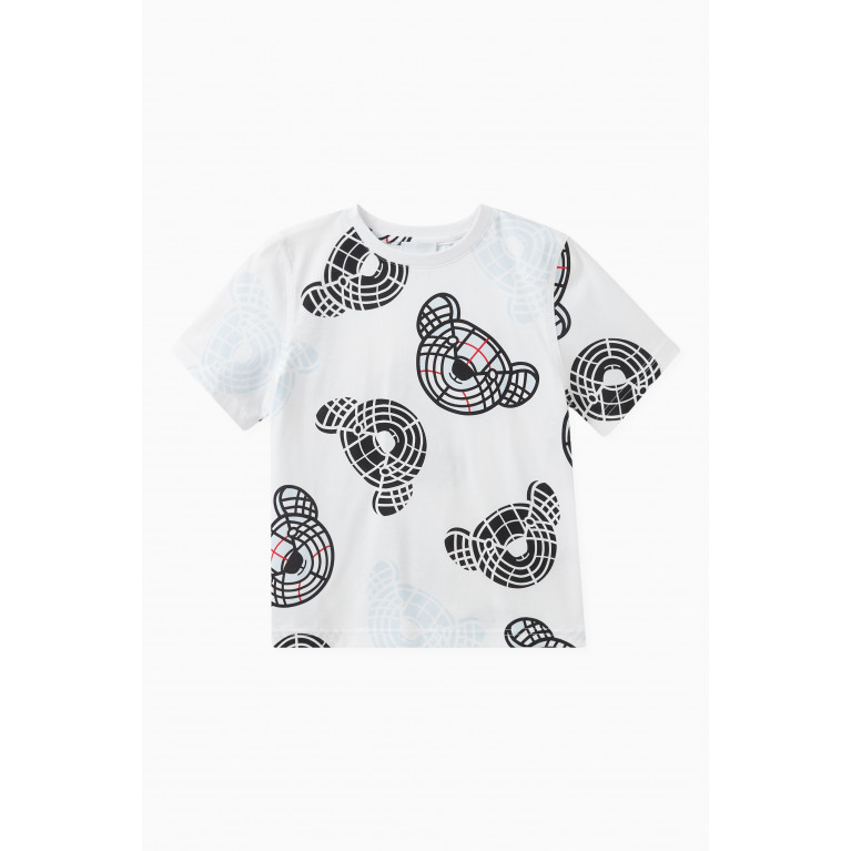 Burberry - Camron Teddy bear-print T-shirt in Cotton