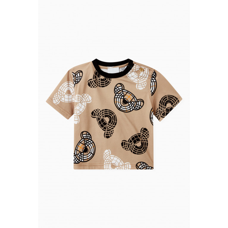 Burberry - Thomas Bear Print T-shirt in Cotton Jersey