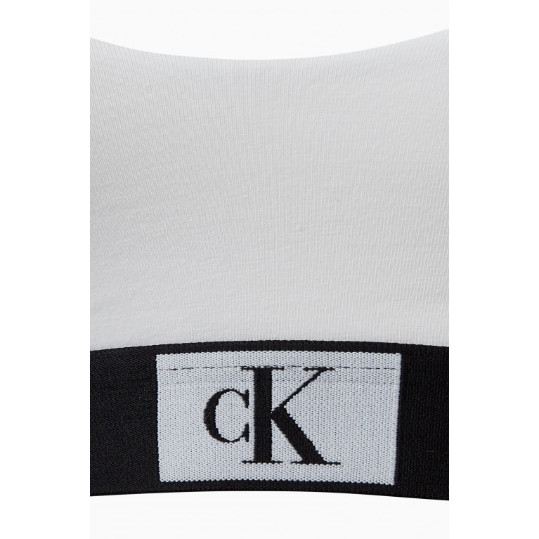 Calvin Klein - 1996 Bralette in Cotton-blend White