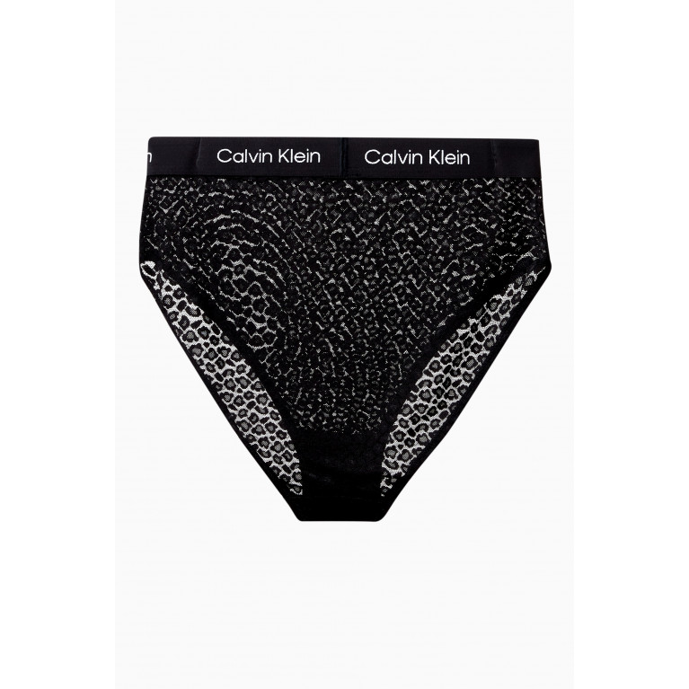 Calvin Klein - 1996 High-waisted Bikini Briefs in Lace