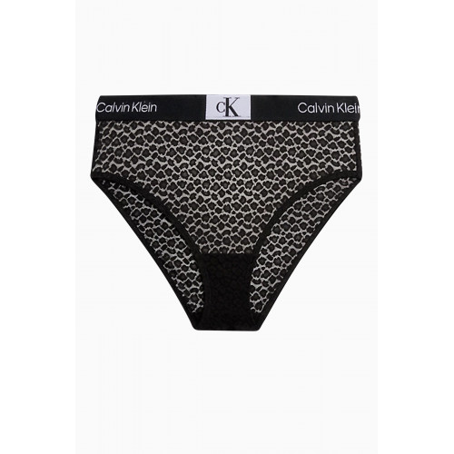 Calvin Klein - 1996 High-waisted Bikini Briefs in Lace