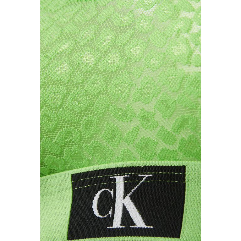 Calvin Klein - 1996 Bralette in Lace Green