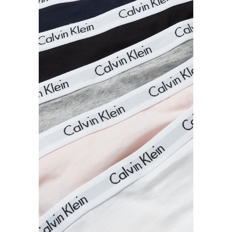 Calvin Klein - Carousel Thong in Cotton, Set of 5