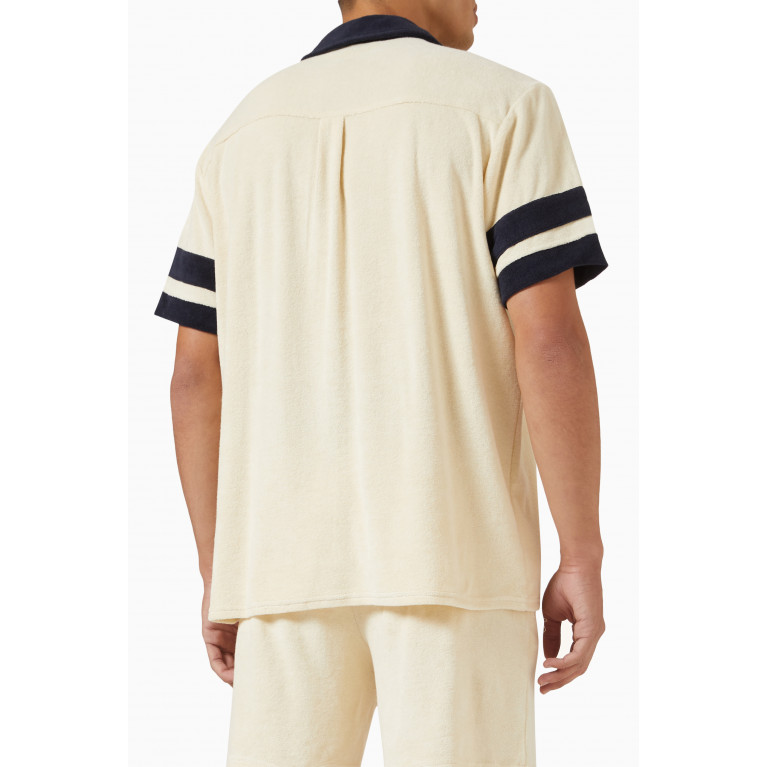 Les Deux - Javier Sport Towel Shirt in Cotton-poly Blend