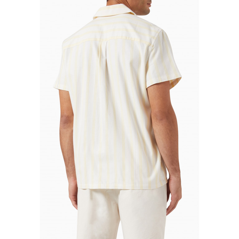 Les Deux - Lawson Striped Shirt in Cotton-poly Blend