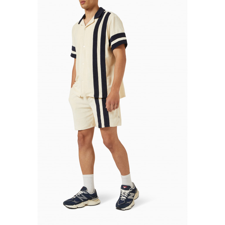 Les Deux - Javier Towel Sports Shorts in Cotton-poly Blend