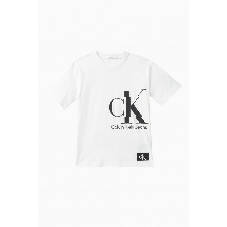 Calvin Klein - Graphic Logo Print T-Shirt in Cotton
