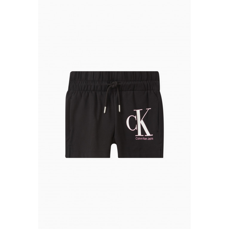Calvin Klein - Reveal Monogram Shorts in Cotton Terry