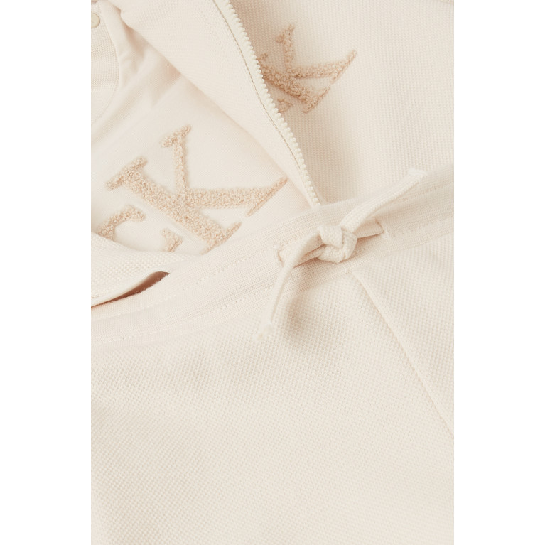 Calvin Klein - Monogram Hoodie, Shorts & T-Shirt Set in Cotton Stretch