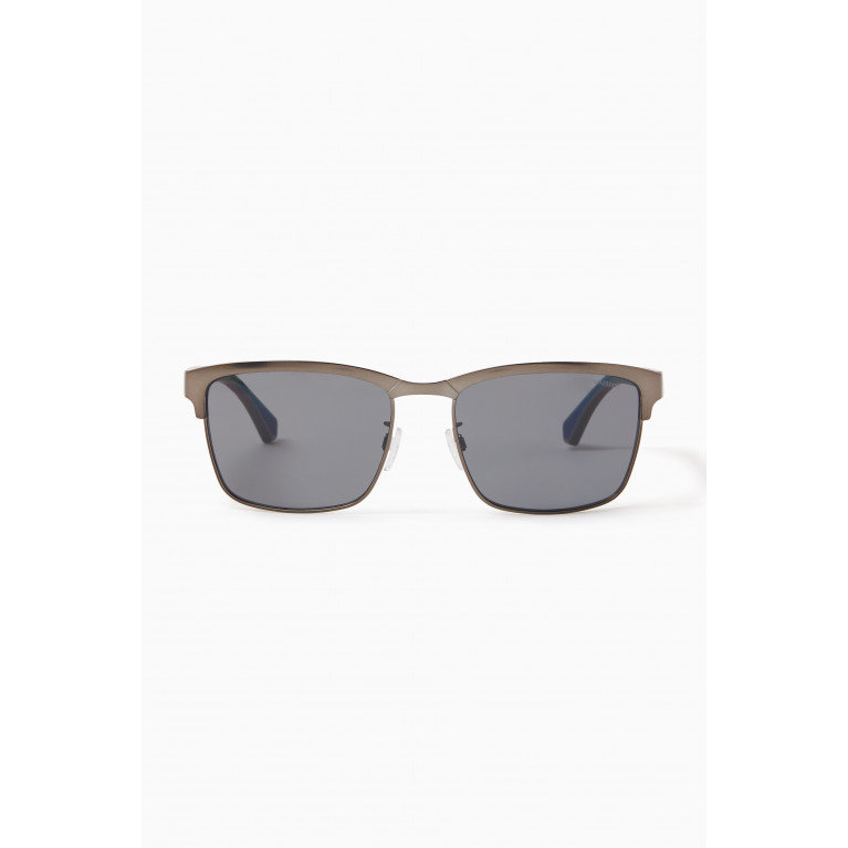 Emporio Armani - Matte Logo D-frame Sunglasses in Acetate