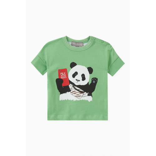 Milk on the Rocks - Panda T-shirt in Cotton
