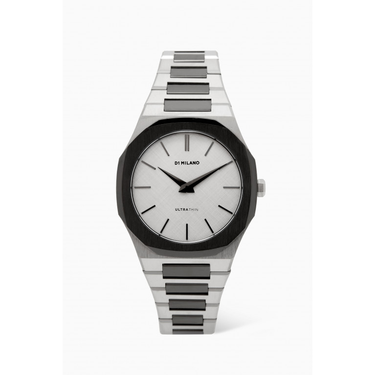 D1 Milano - Ultra Thin Bracelet Watch in Stainless Steel, 38mm