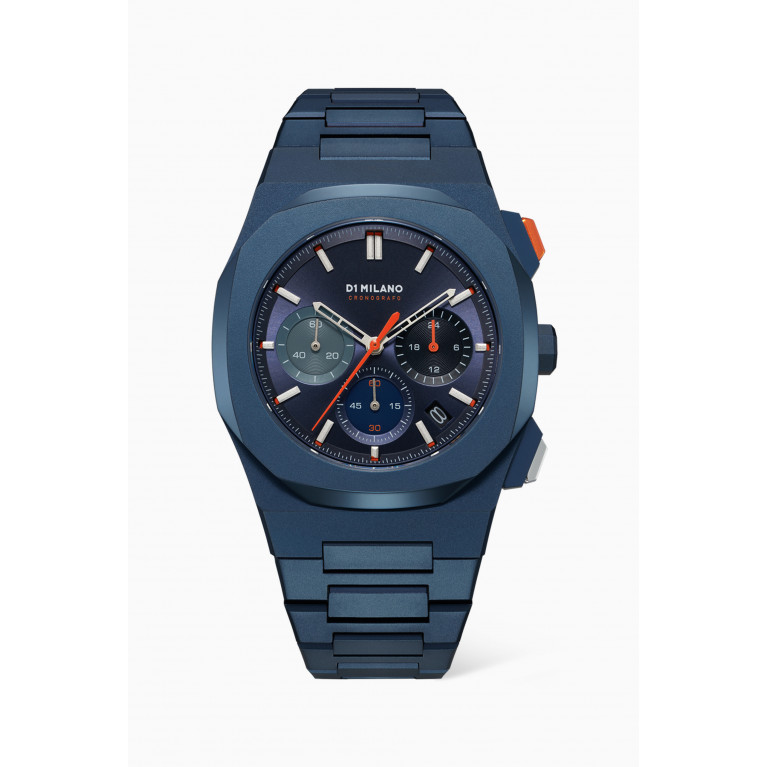 D1 Milano - Chronograph Watch in Stainless Steel, 41.5mm