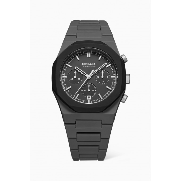 D1 Milano - Polychrono Watch in Stainless Steel, 40.5mm