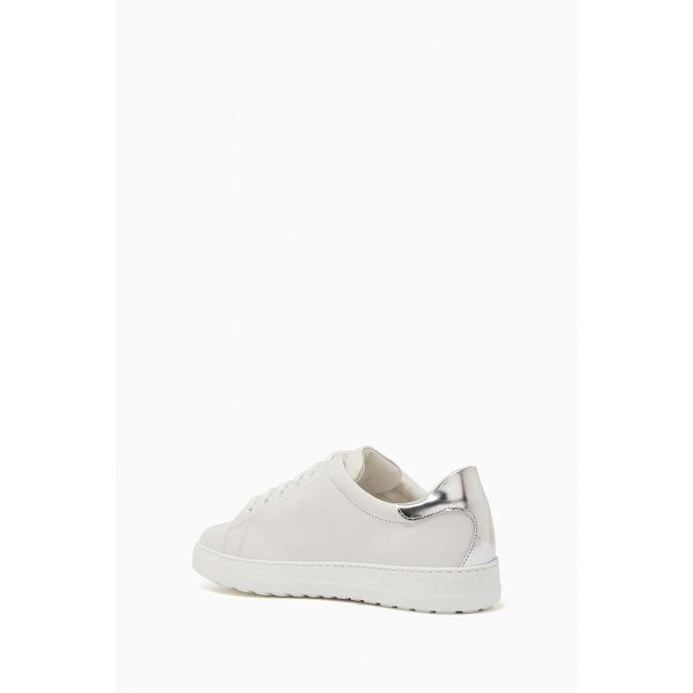 Ferragamo - Glamour Sneakers in Smooth Leather White