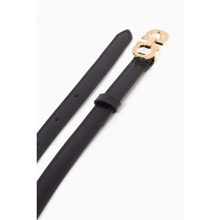 Ferragamo - Slim Gancini Belt in Leather