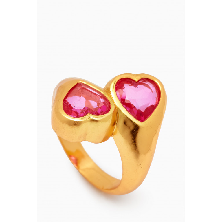 VALÉRE - Lover Ring in 24kt Yellow Gold-plating