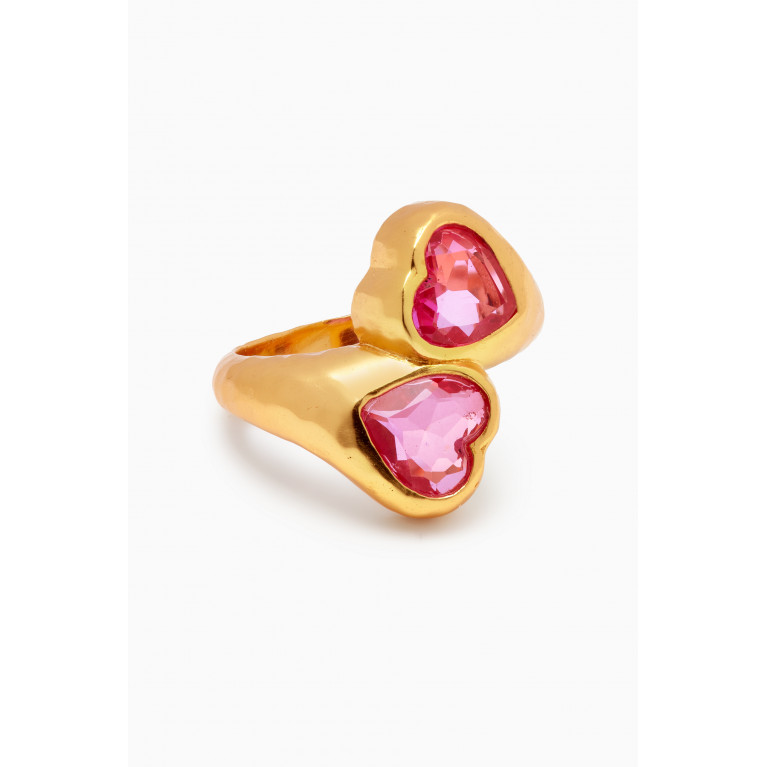 VALÉRE - Lover Ring in 24kt Yellow Gold-plating