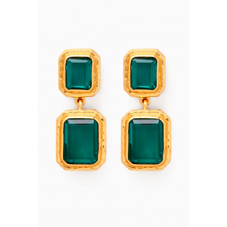 VALÉRE - Fierce Clip-on Earrings in 24kt Gold-plated Metal