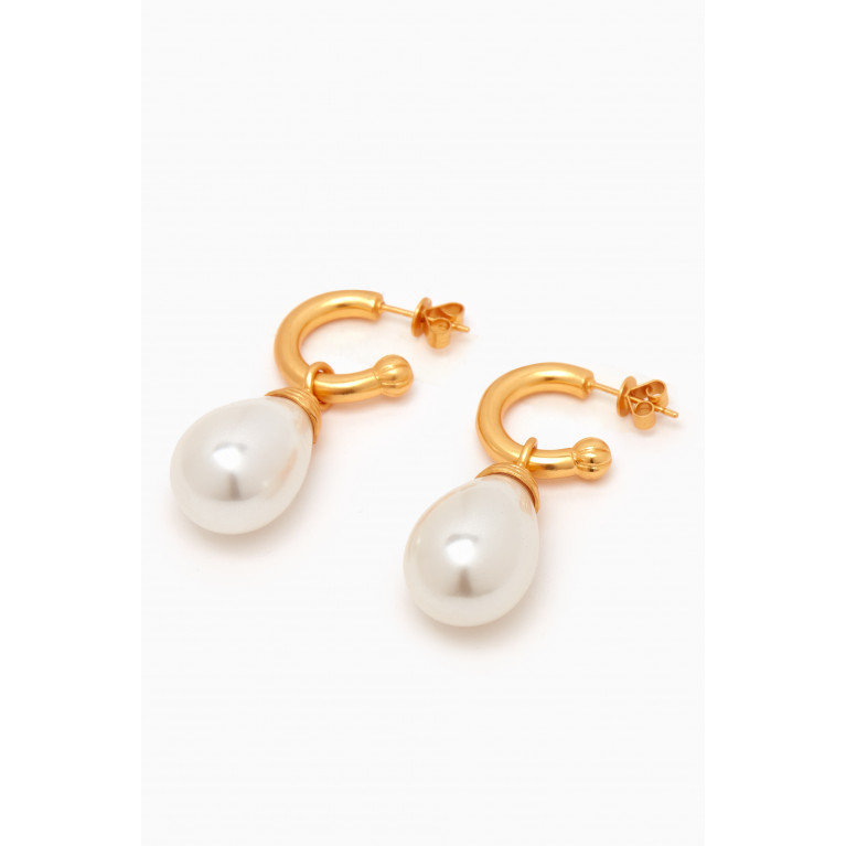 VALÉRE - Moment Earrings in 24kt Yellow Gold-plating