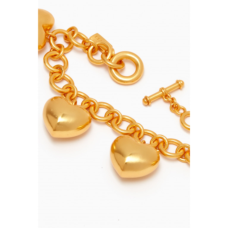 VALÉRE - Bubble Bracelet in 24kt Gold-plated Brass