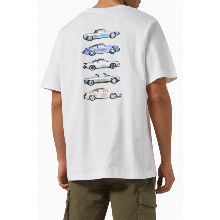 NASS - Porsche Print T-shirt in Cotton Jersey