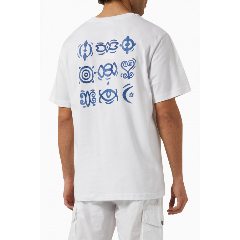 NASS - Nelson Symbol Print T-shirt in Cotton Jersey