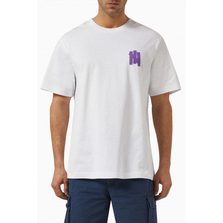 NASS - Nelson Sun Print T-shirt in Cotton Jersey