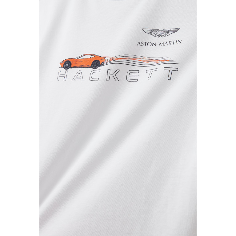 Hackett London - Graphic Logo Print T-Shirt in Cotton