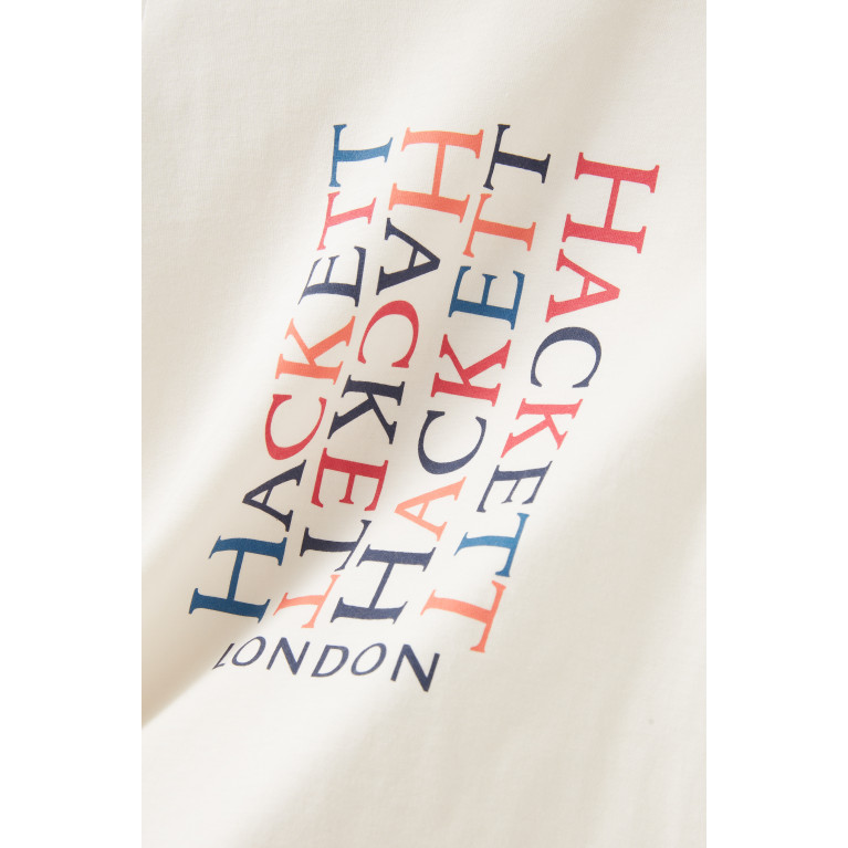 Hackett London - Graphic Logo Print T-shirt in Cotton