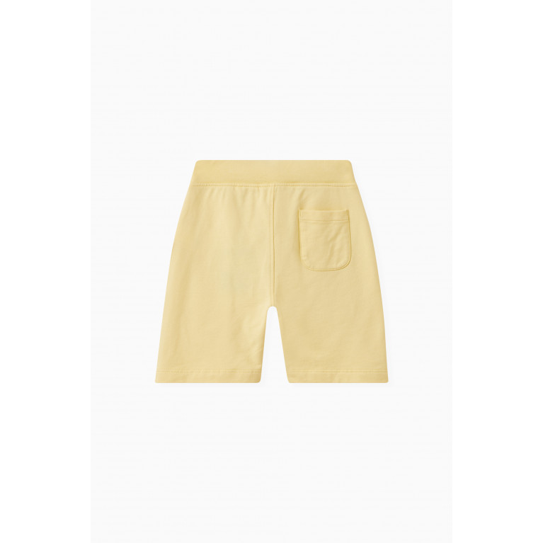 Hackett London - Logo Print Shorts in Cotton Yellow