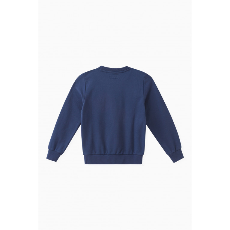 Hackett London - Crewneck Colour Logo Sweatshirt in Cotton
