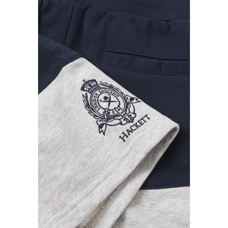 Hackett London - Heritage Logo Print Shorts in Cotton