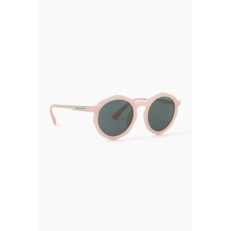 Armani Exchange - Exchange Vibes Irregular Sunglasses Pink