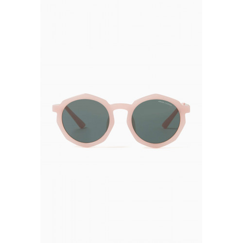 Armani Exchange - Exchange Vibes Irregular Sunglasses Pink