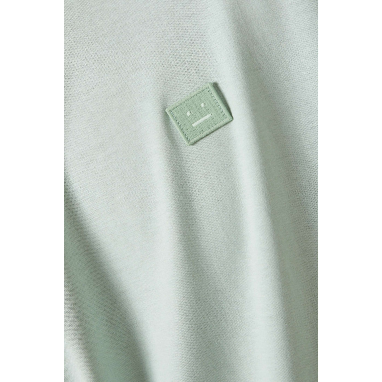 Acne Studios - Exford Face T-shirt in Cotton Green