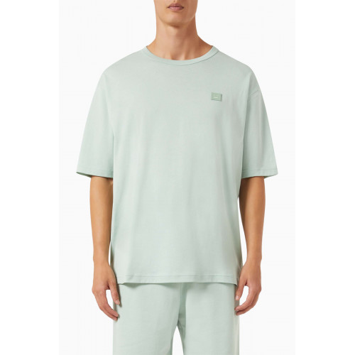 Acne Studios - Exford Face T-shirt in Cotton Green