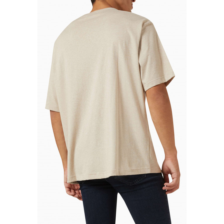 Acne Studios - Exford Face T-shirt in Cotton Neutral