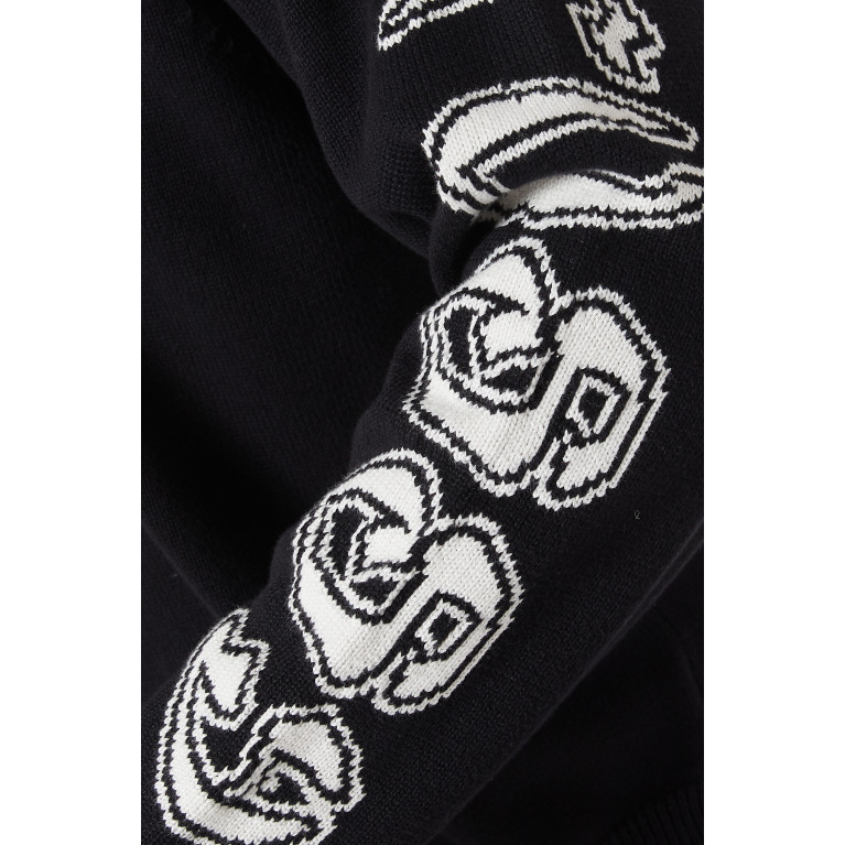 Stussy - Sleeve Logo Sweater in Cotton
