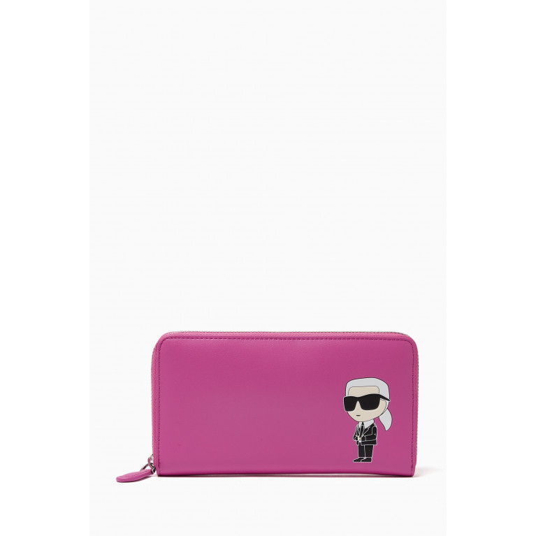 Karl Lagerfeld - K/IKONIK 2.0 Wallet in Faux Leather