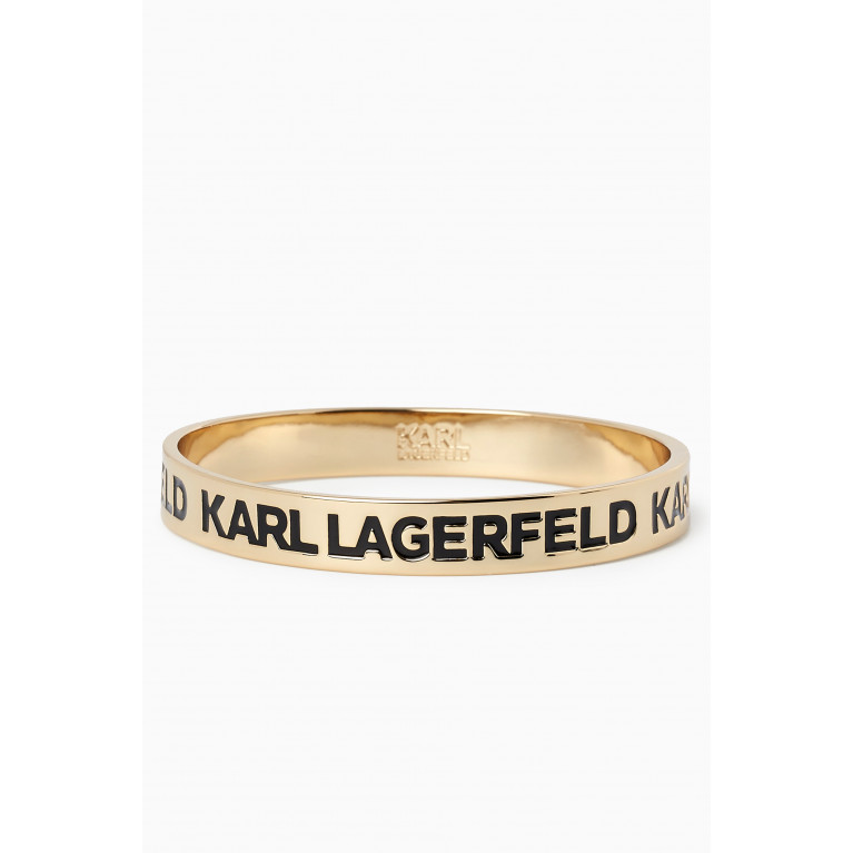 Karl Lagerfeld - K/Essential Logo Bracelet in Brass