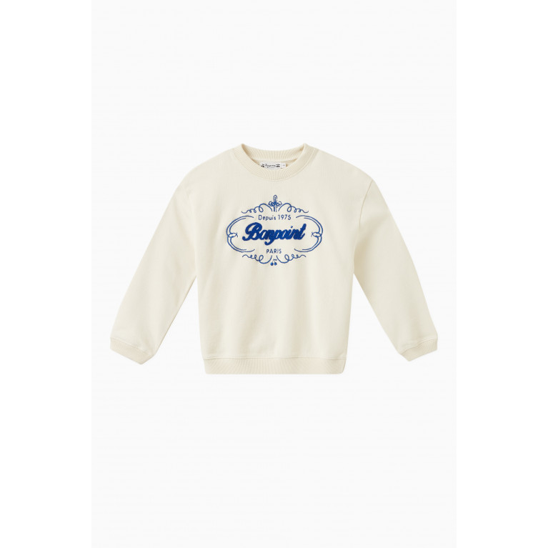 Bonpoint - Logo Sweatshirt in Cotton Neutral