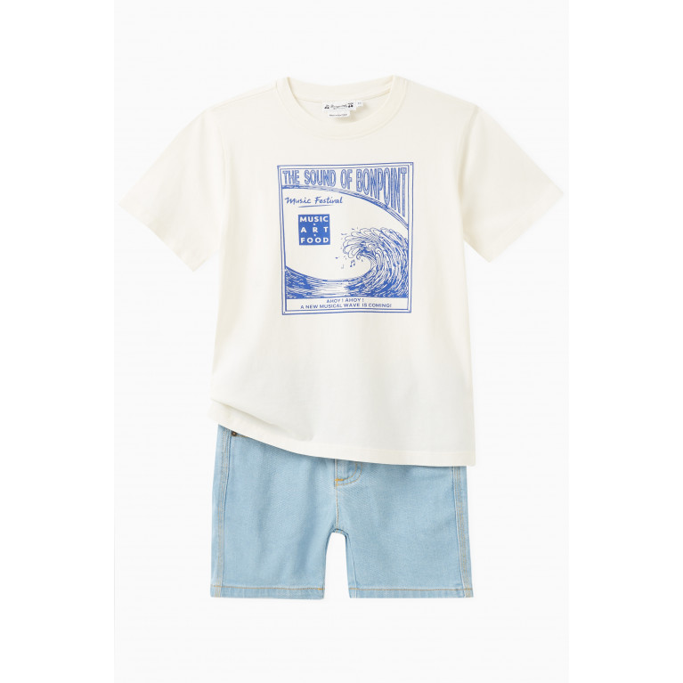 Bonpoint - Graphic T-shirt in Cotton