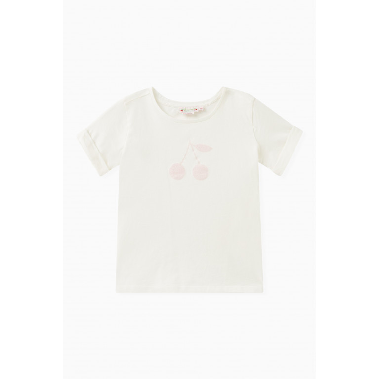 Bonpoint - Cherry-print T-shirt in Cotton