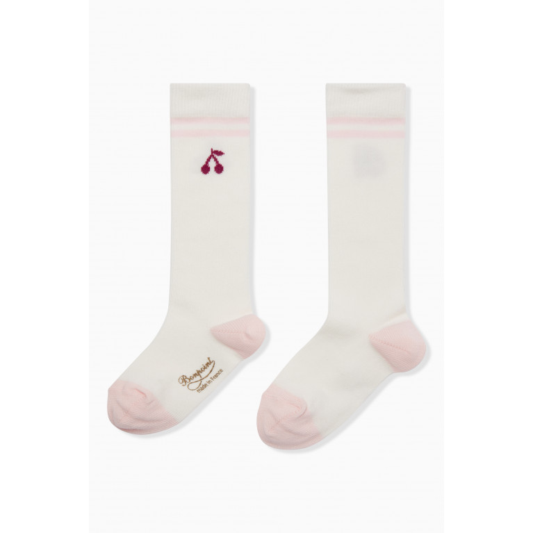 Bonpoint - Clemie Cherry Socks in Cotton