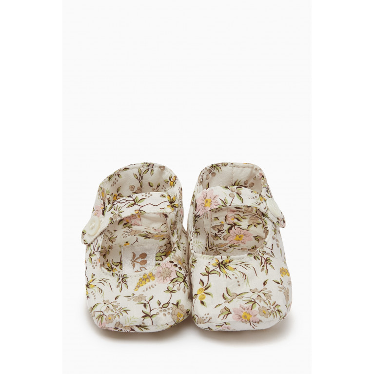 Bonpoint - Lilibee Floral Booties in Cotton Multicolour