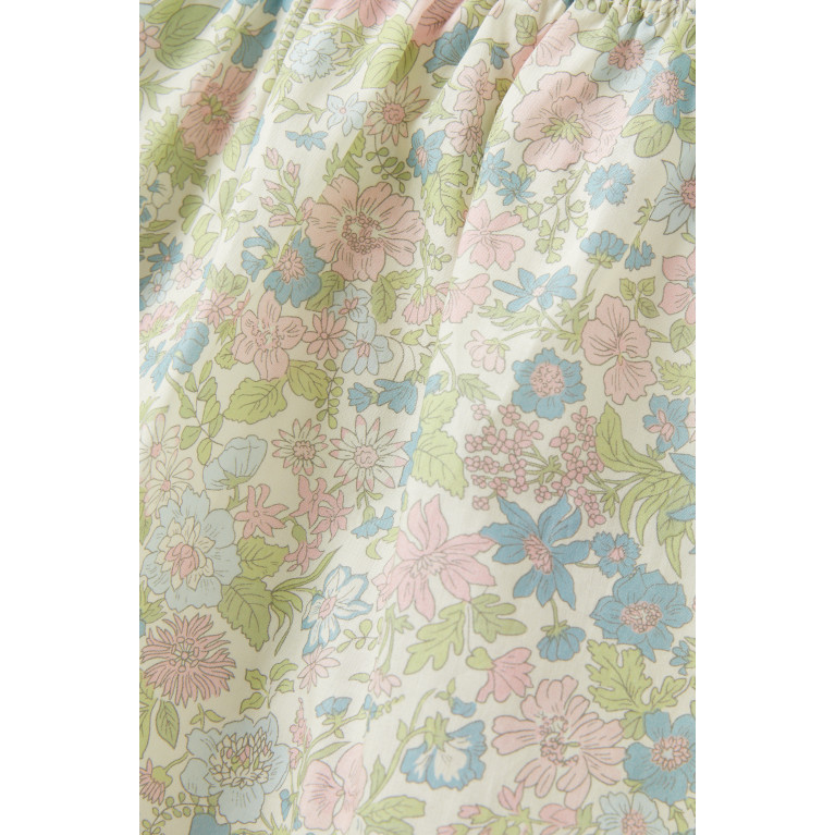 Bonpoint - Apo Floral-print Smocked Blouse in Cotton