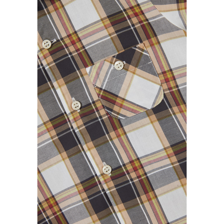 Bonpoint - Cesari Checkered-print Shirt in Cotton