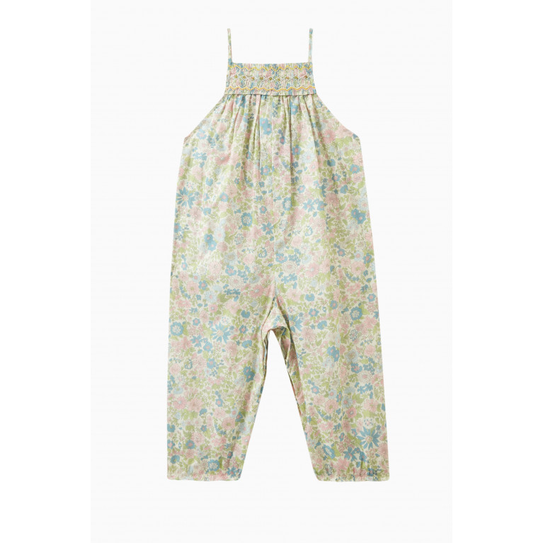 Bonpoint - Lilisy Floral-print Romper in Cotton