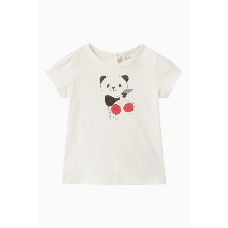 Bonpoint - Cira Sketch Print T-shirt in Cotton